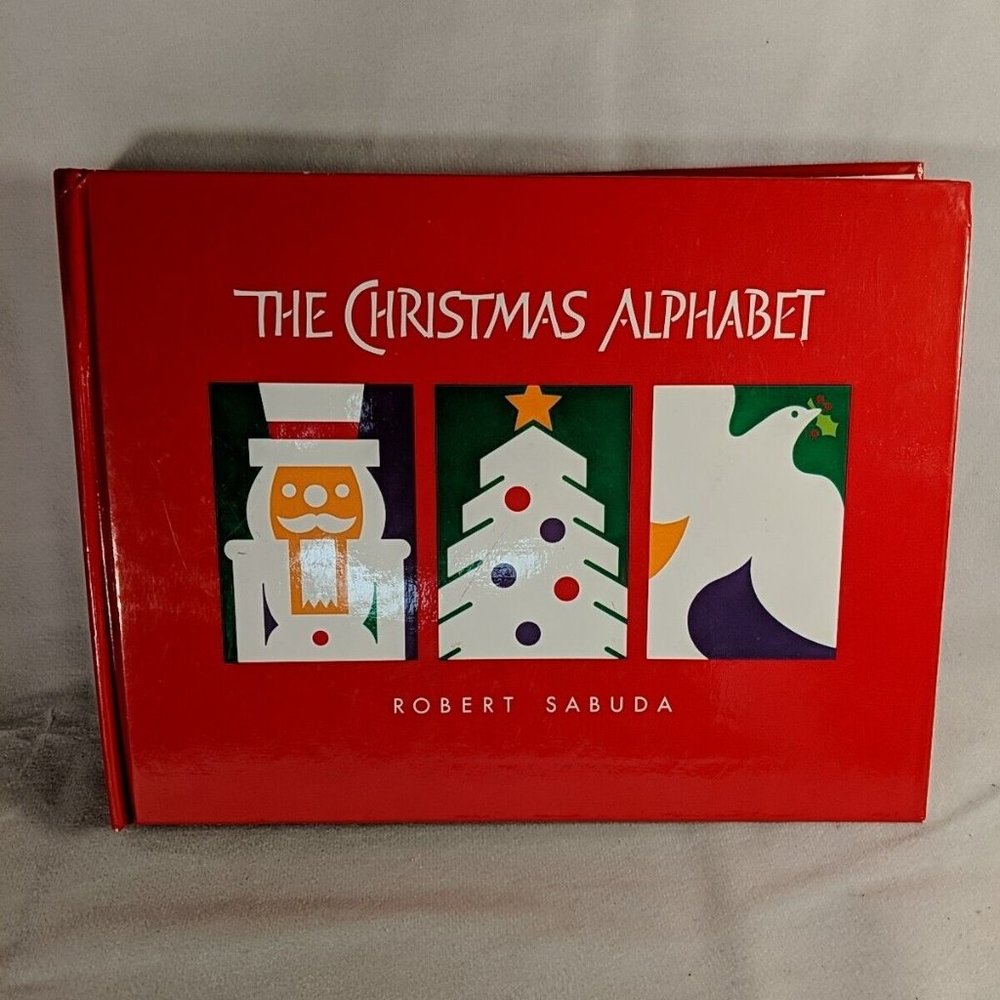 The Christmas Alphabet Pop Up Holiday Hardcover Book Robert Sabuda 1994 Vintage